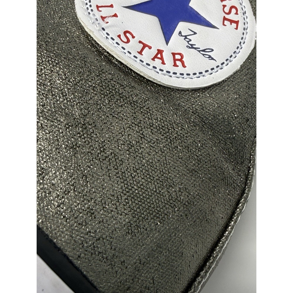 Converse Men 8 Women 10 Chuck Taylor High Top Sneakers 153179F Gold Metallic - Picture 7 of 14